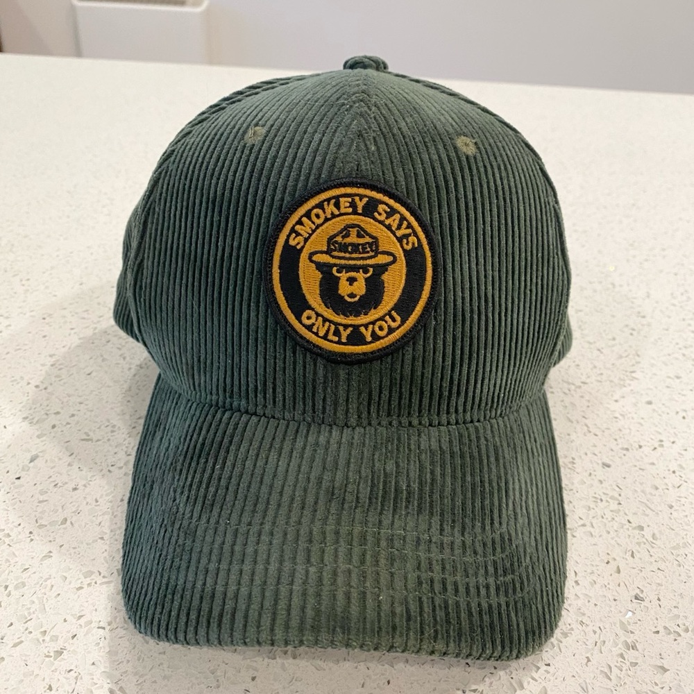 Filson Smokey Bear Green Corduroy Hat